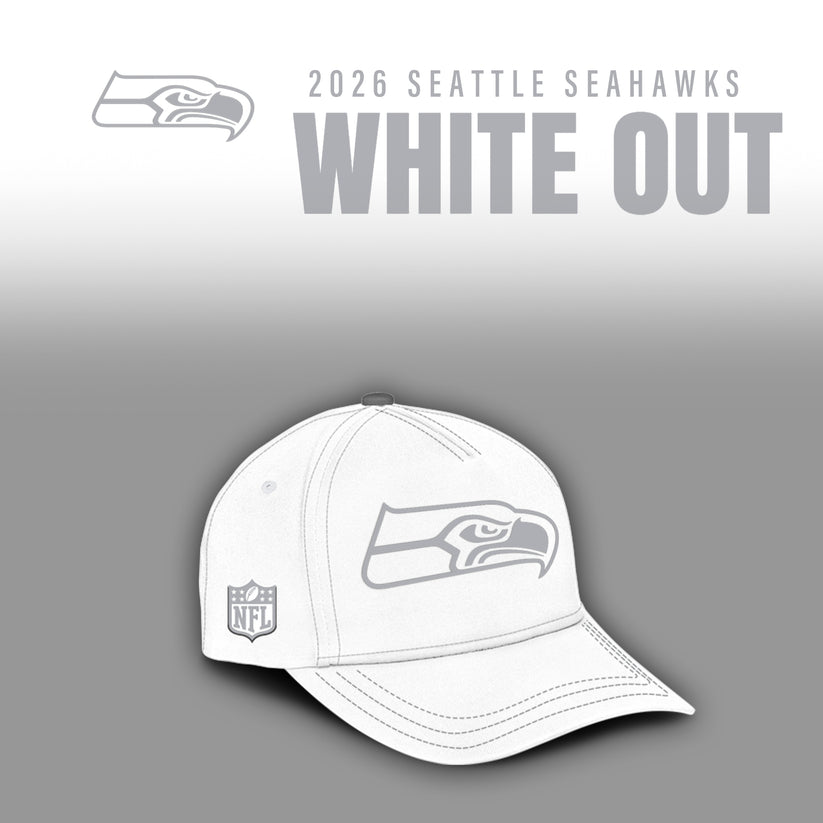 Seattle Seahawks 2025 Winter White Out Combo Hoodie
