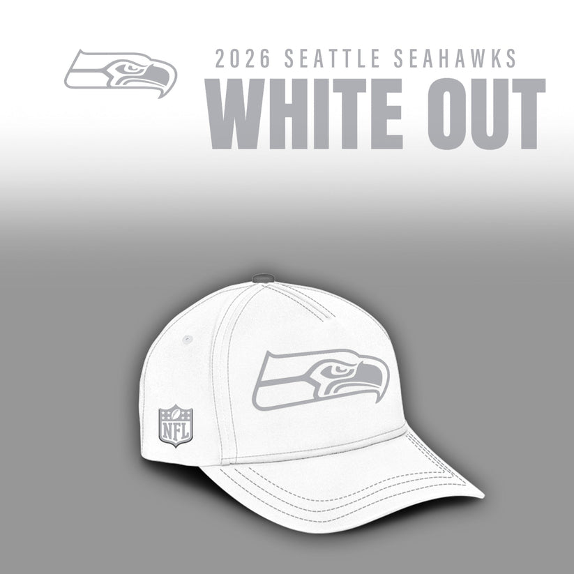 Seattle Seahawks 2025 Winter White Out Combo Hoodie