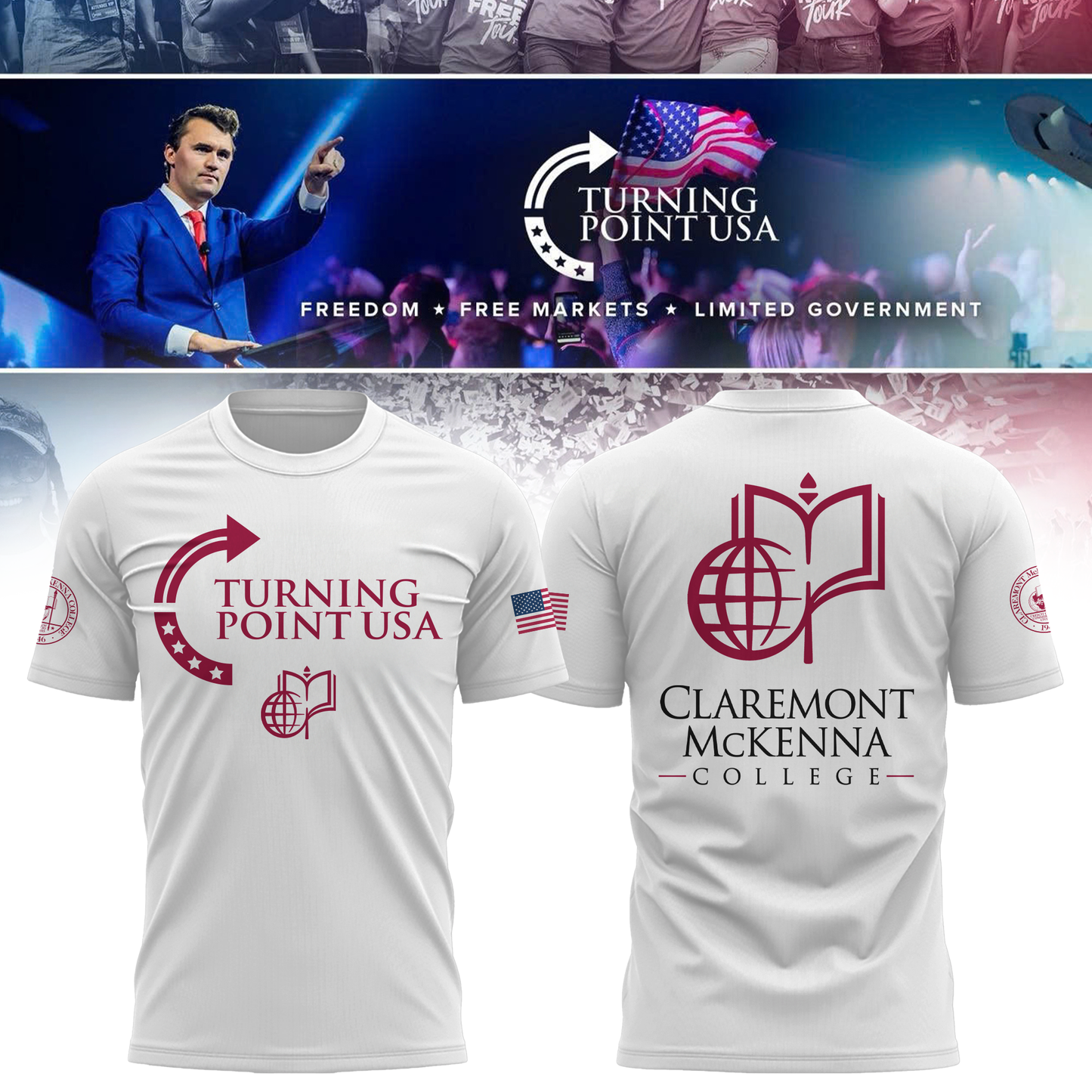 Claremont McKenna College Freedom Tshirt