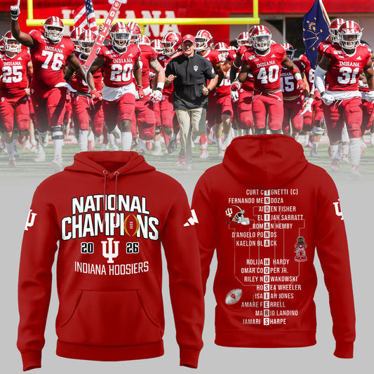 Indiana Hoosiers National Champions 2025/26 Hoodie