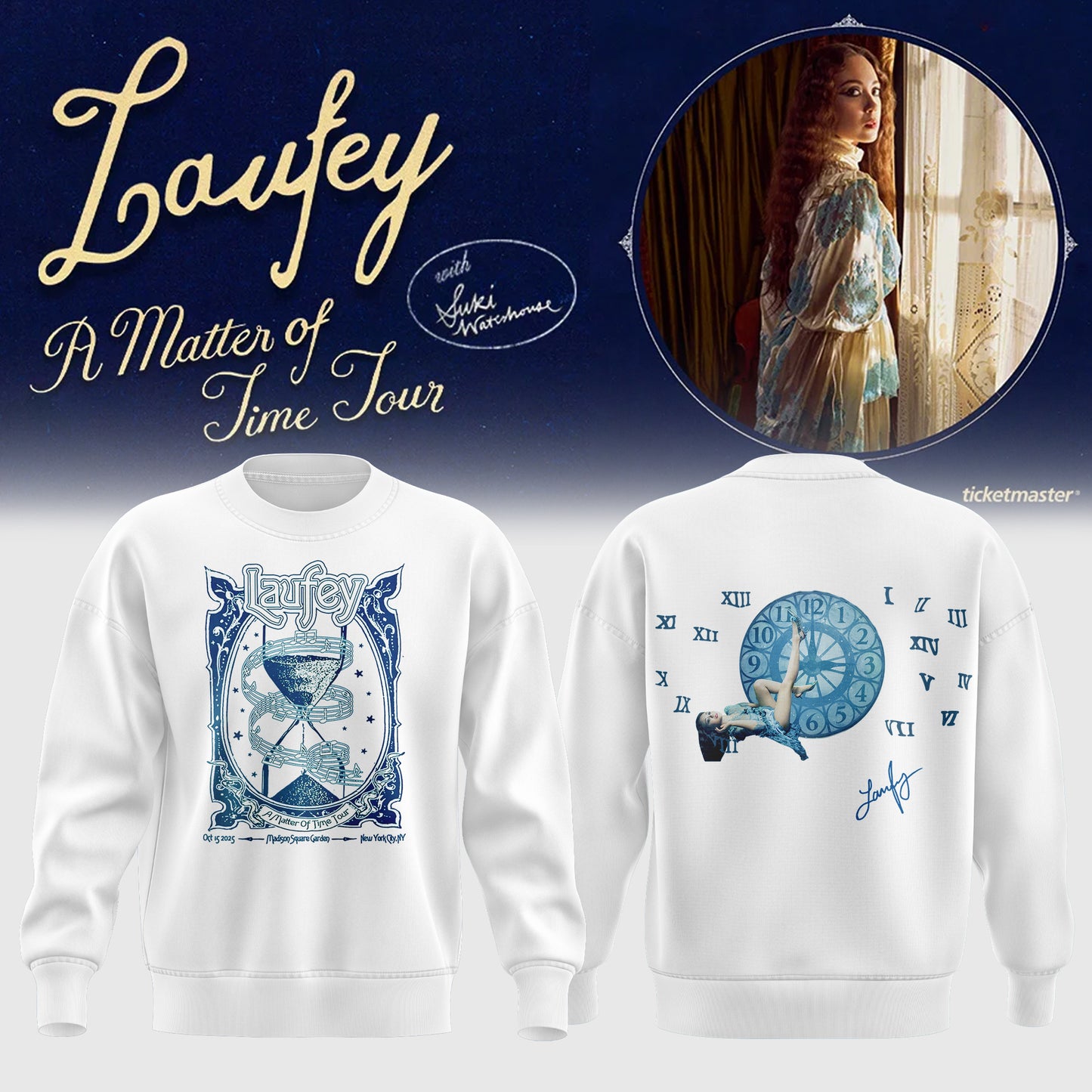 Laufey’s A Matter Of Time Tour Sweatshirt