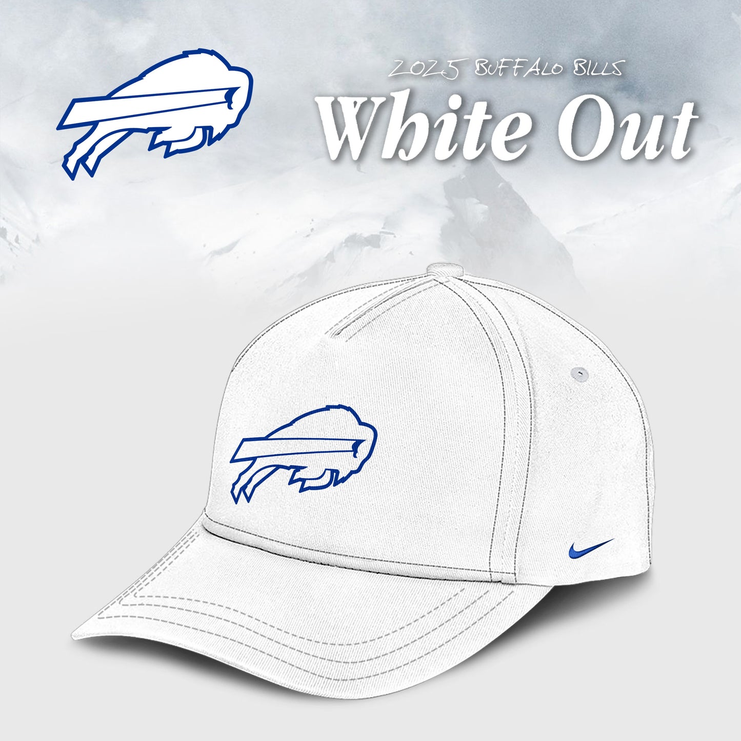 _Buffalo Bills White Out 2025 Special Edition Hoodie