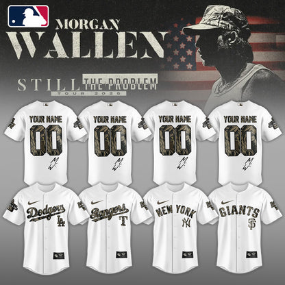 ALL TEAM x Morgan Wallen Still Problem Tour Jersey (Custom Name & Number)