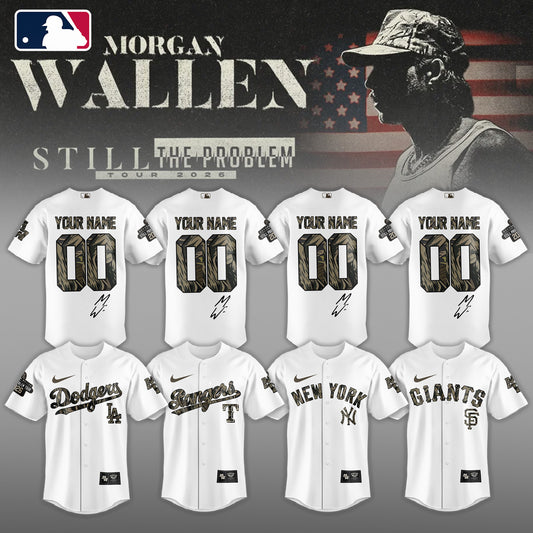 ALL TEAM x Morgan Wallen Still Problem Tour Jersey (Custom Name & Number)