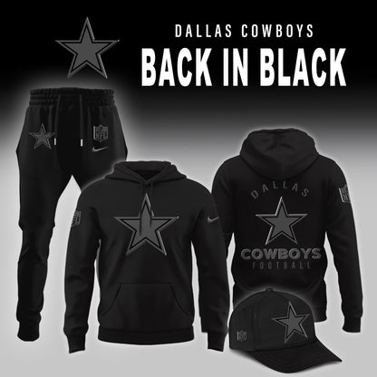 Dallas Cowboys 2025 Back In Black Limited Edition Combo Hoodie