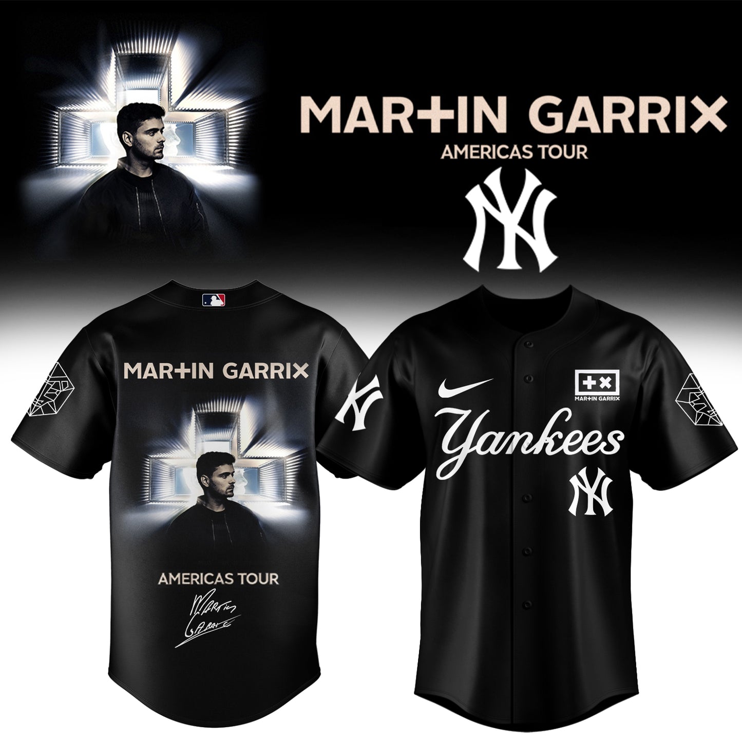 .BASEBALL ALL TEAMS x Martin Garrix AMERICAS TOUR Jersey 1