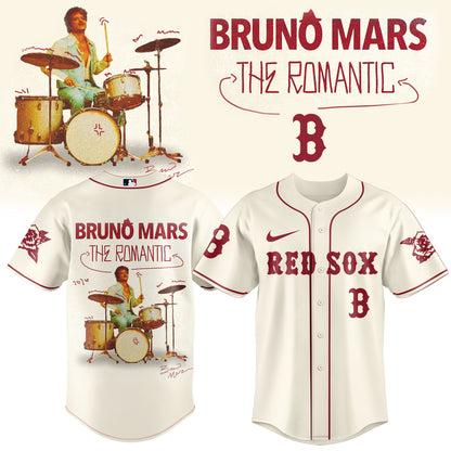 ,,Baseball X Bruno Mars ”The Romantic Tour 2026” Limited Edition Signature – Jersey 2