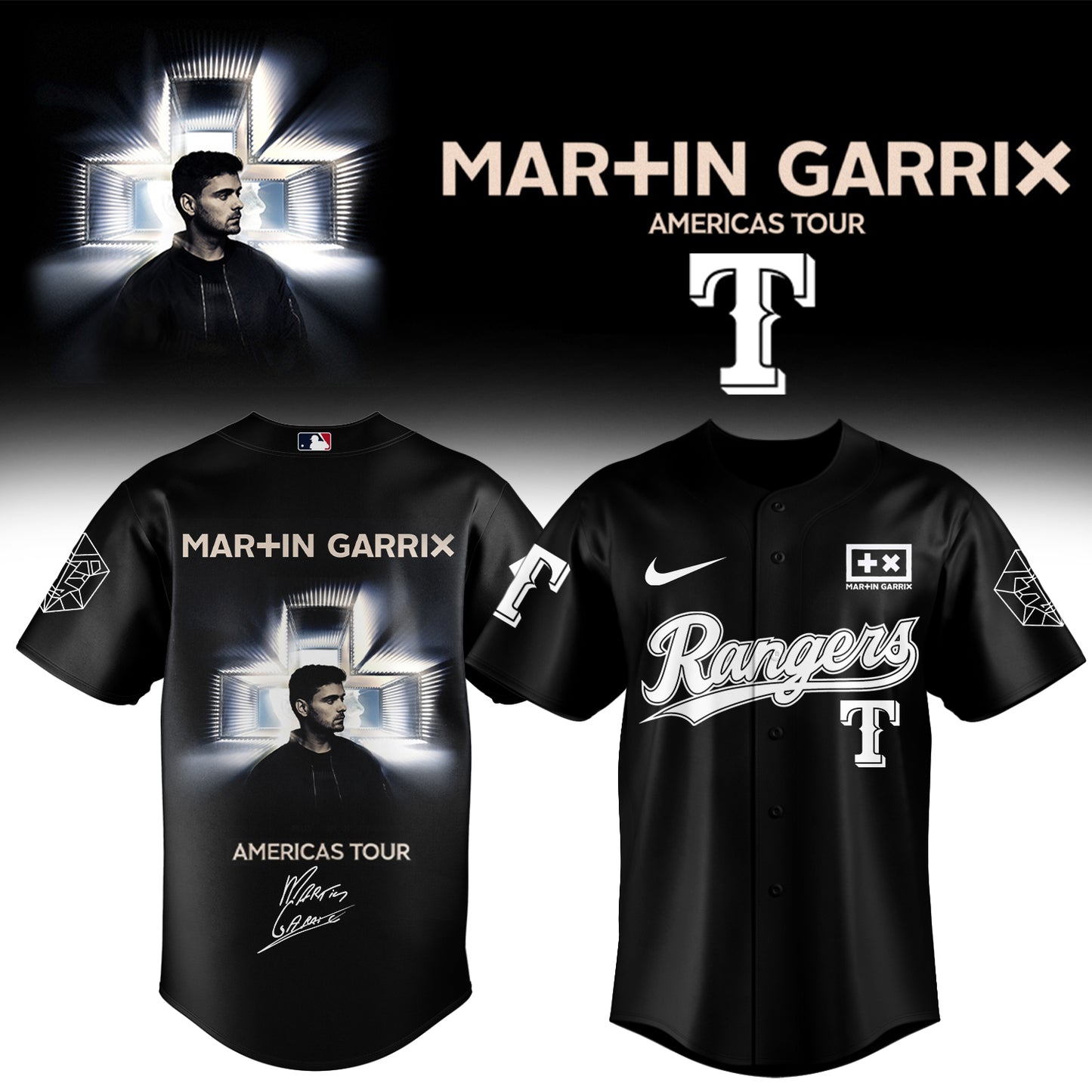 .BASEBALL ALL TEAMS x Martin Garrix AMERICAS TOUR Jersey 1