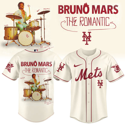 ,,Baseball X Bruno Mars ”The Romantic Tour 2026” Limited Edition Signature – Jersey 2