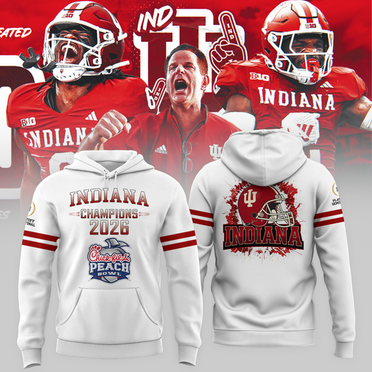 Indiana Hoosiers 2026 VRBO FIESTA BOWL Champions Hoodie