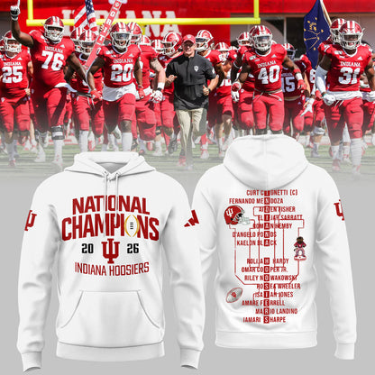 Indiana Hoosiers National Champions 2025/26 Hoodie