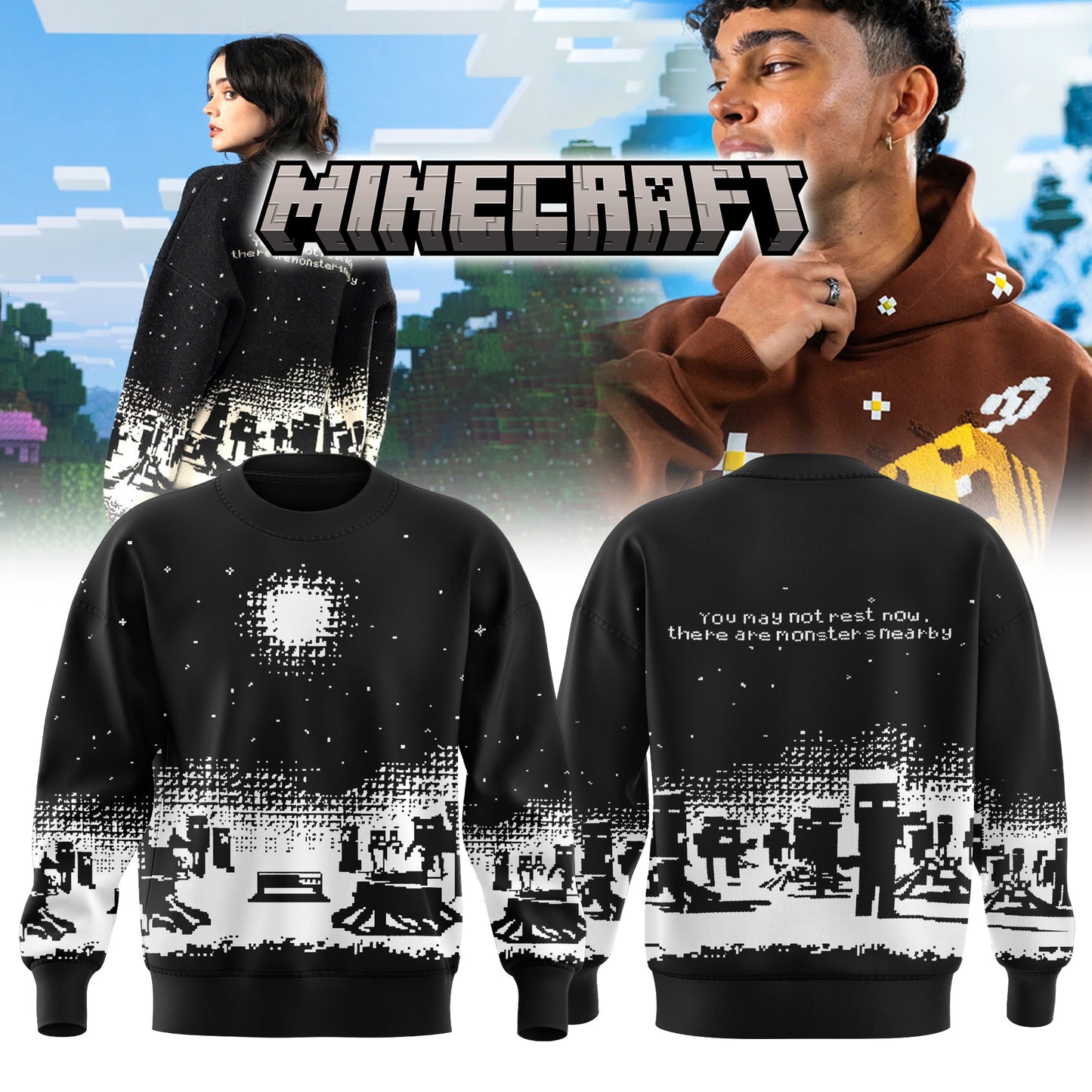 MINECRAFT Winter Collection: Monster Nearby Sweatshirt