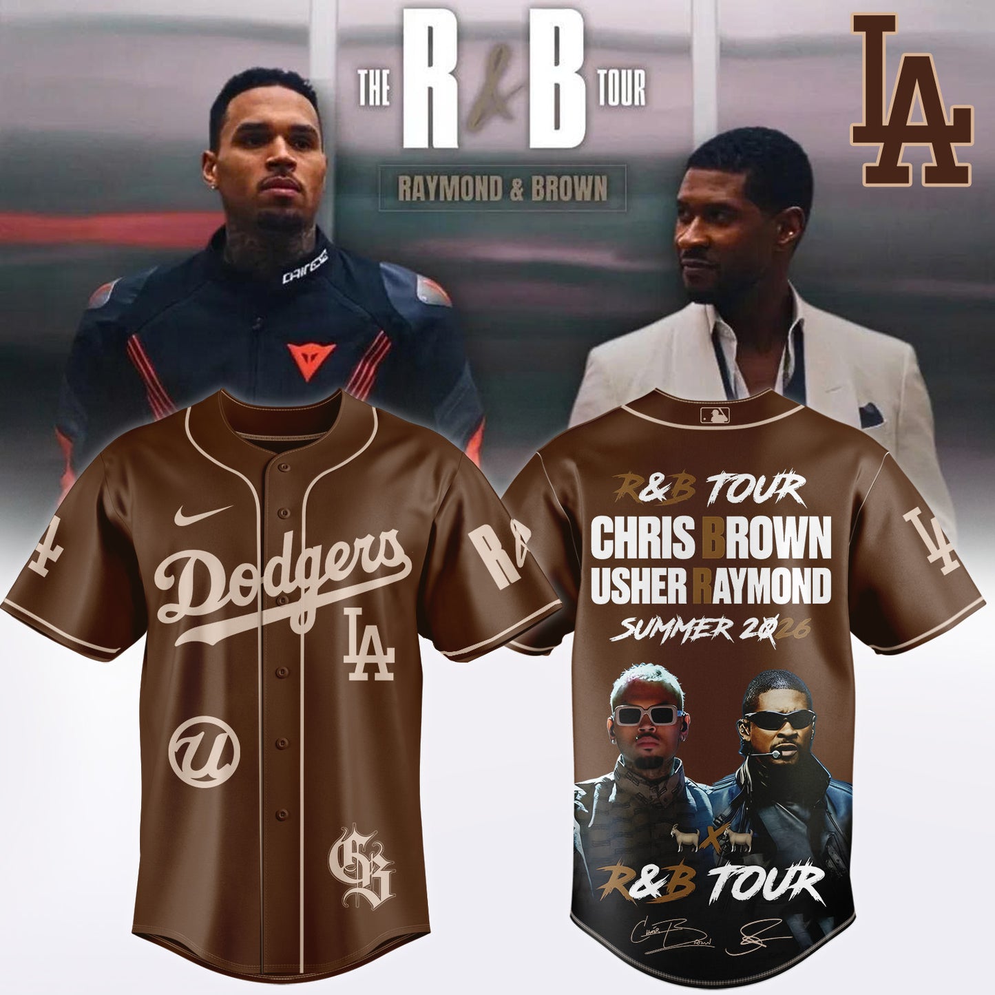 .BASEBALL x Raymond & Brown the R&B Tour Jersey 1