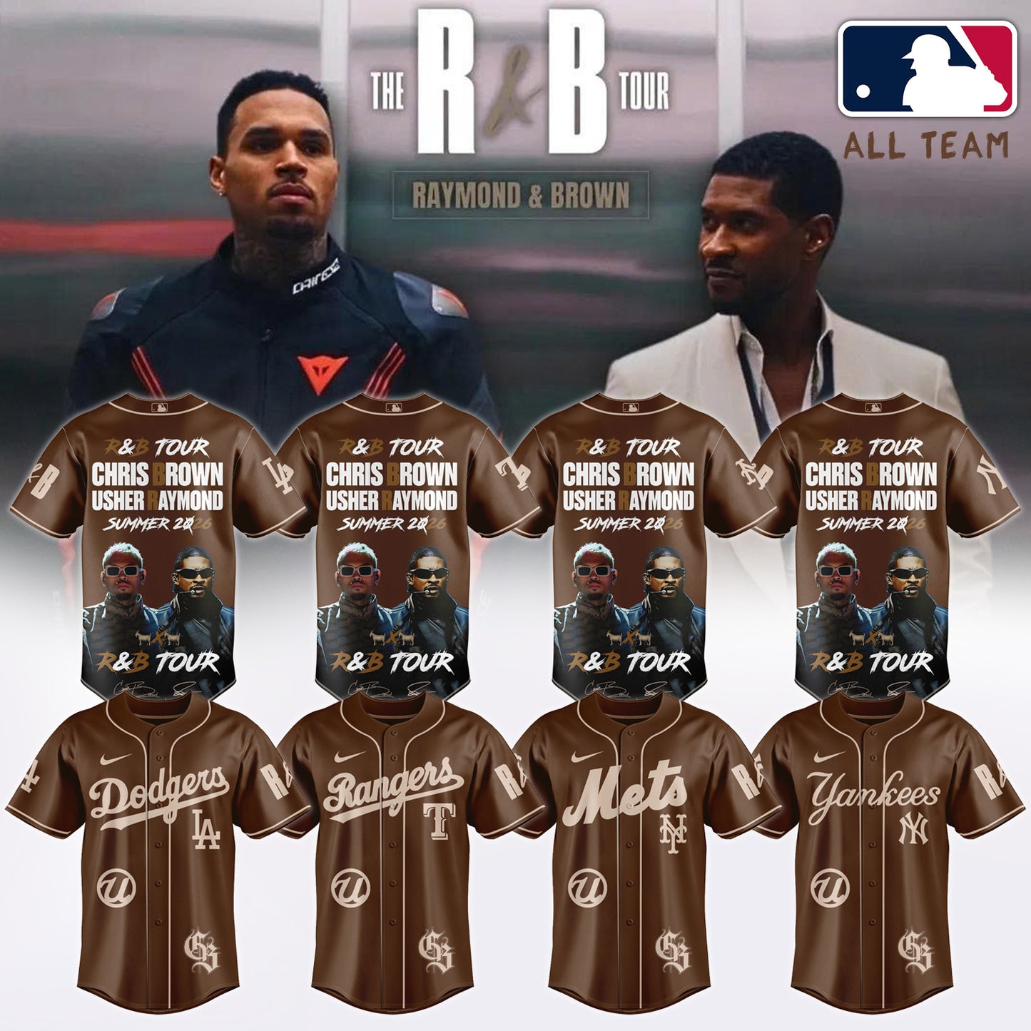 .BASEBALL x Raymond & Brown the R&B Tour Jersey 1