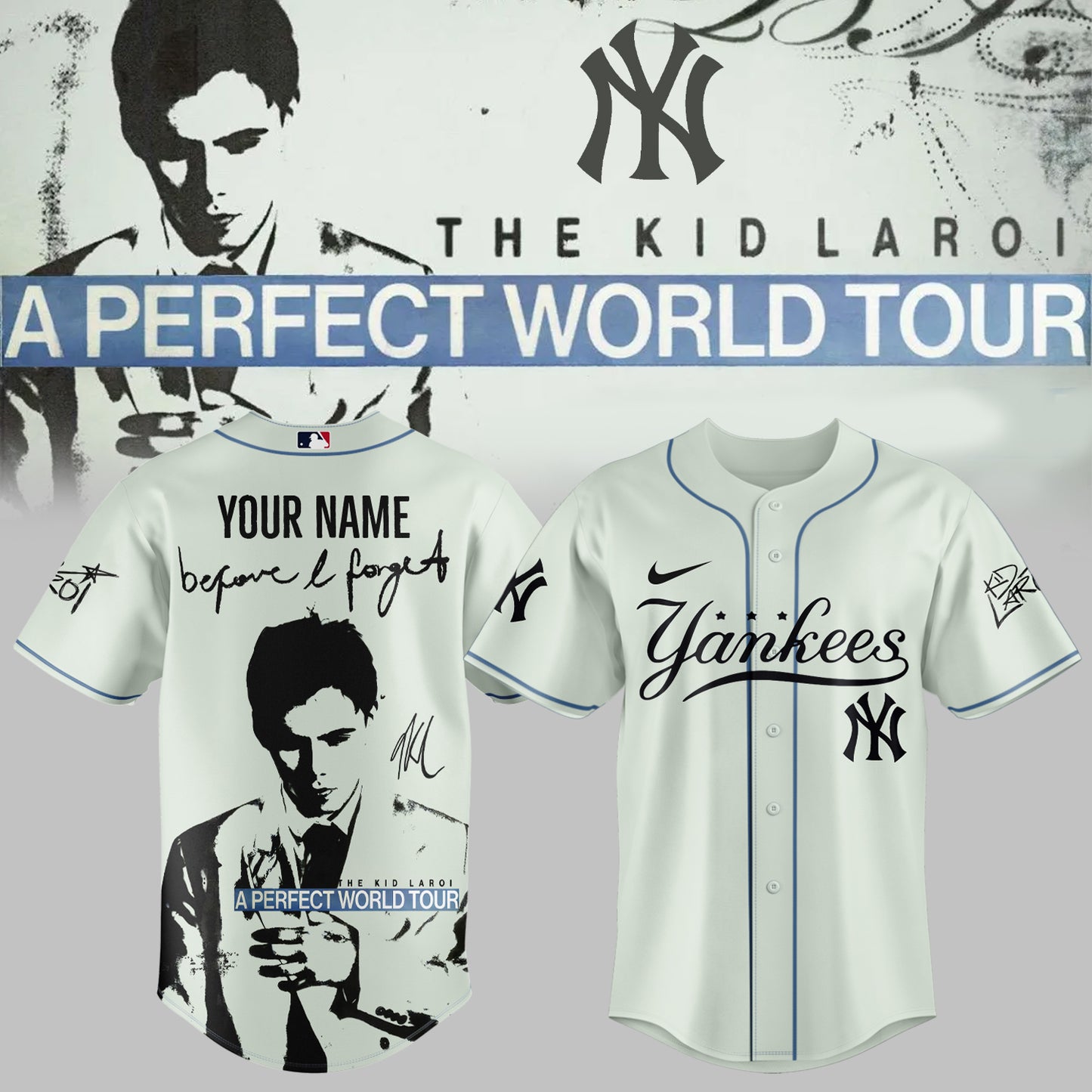ALL TEAM x The Kid Laroi “A Perfect World Tour” Jersey (Custom Name)
