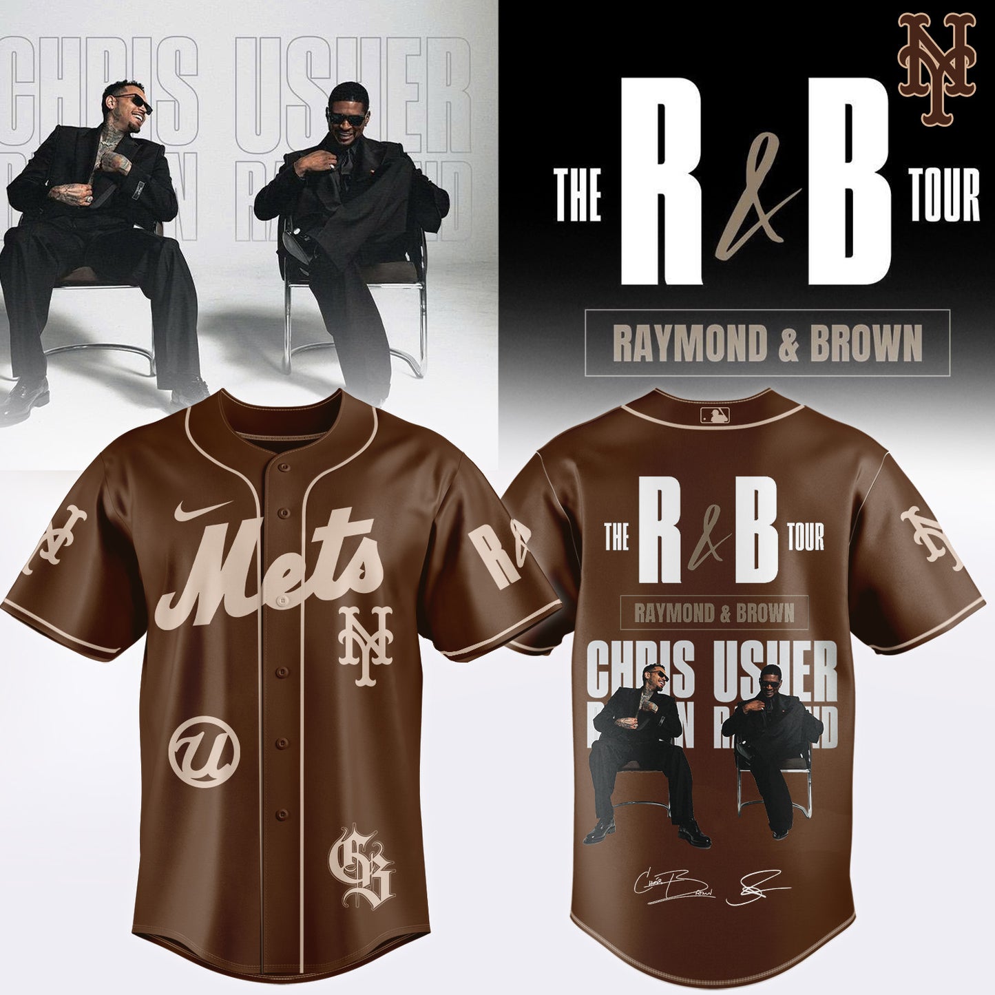 .BASEBALL x Raymond & Brown the R&B Tour Jersey 2