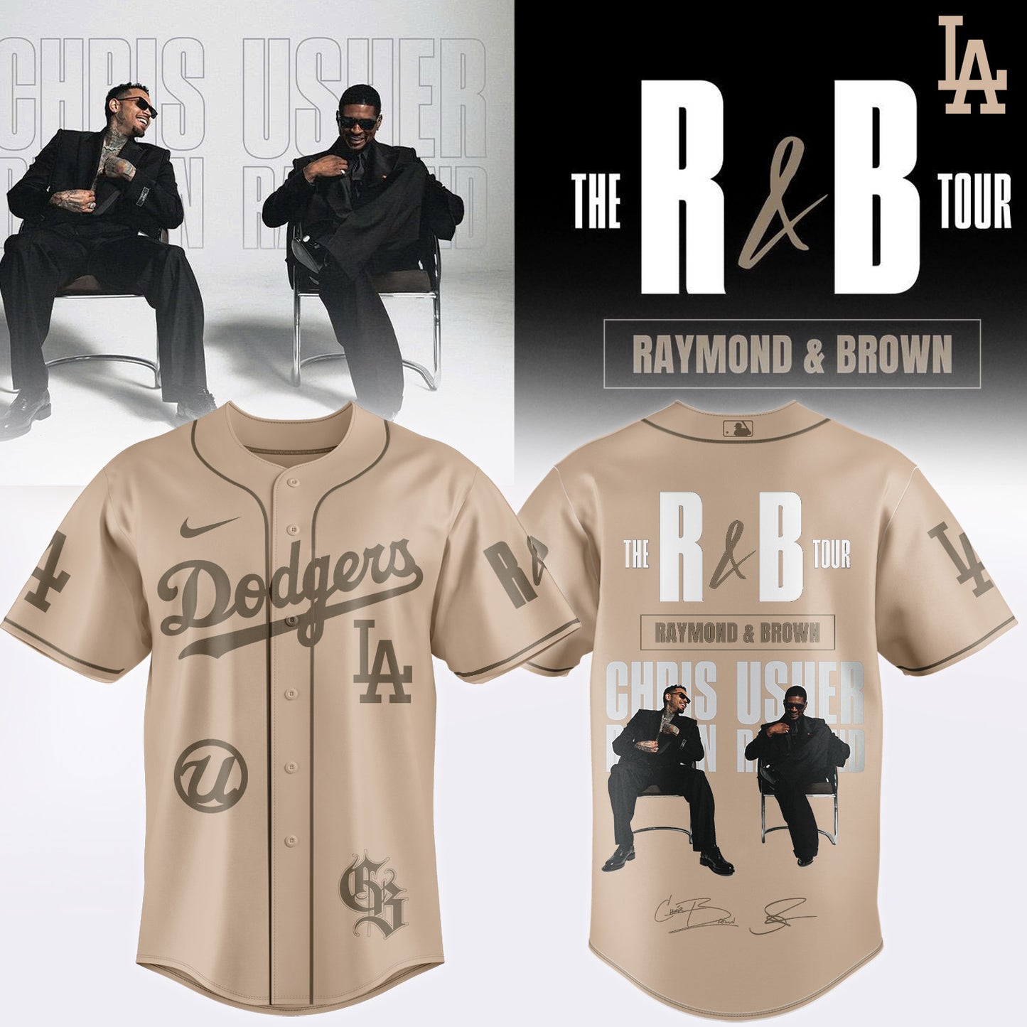 .BASEBALL x Raymond & Brown the R&B Tour Jersey 3
