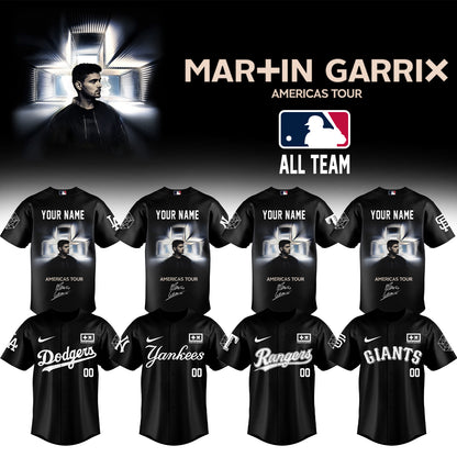 .BASEBALL ALL TEAMS x Martin Garrix AMERICAS TOUR Jersey 1 (Custom Name & Number)