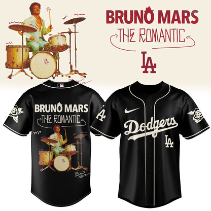 ,,Baseball X Bruno Mars ”The Romantic Tour 2026” Limited Edition Signature – Jersey 1
