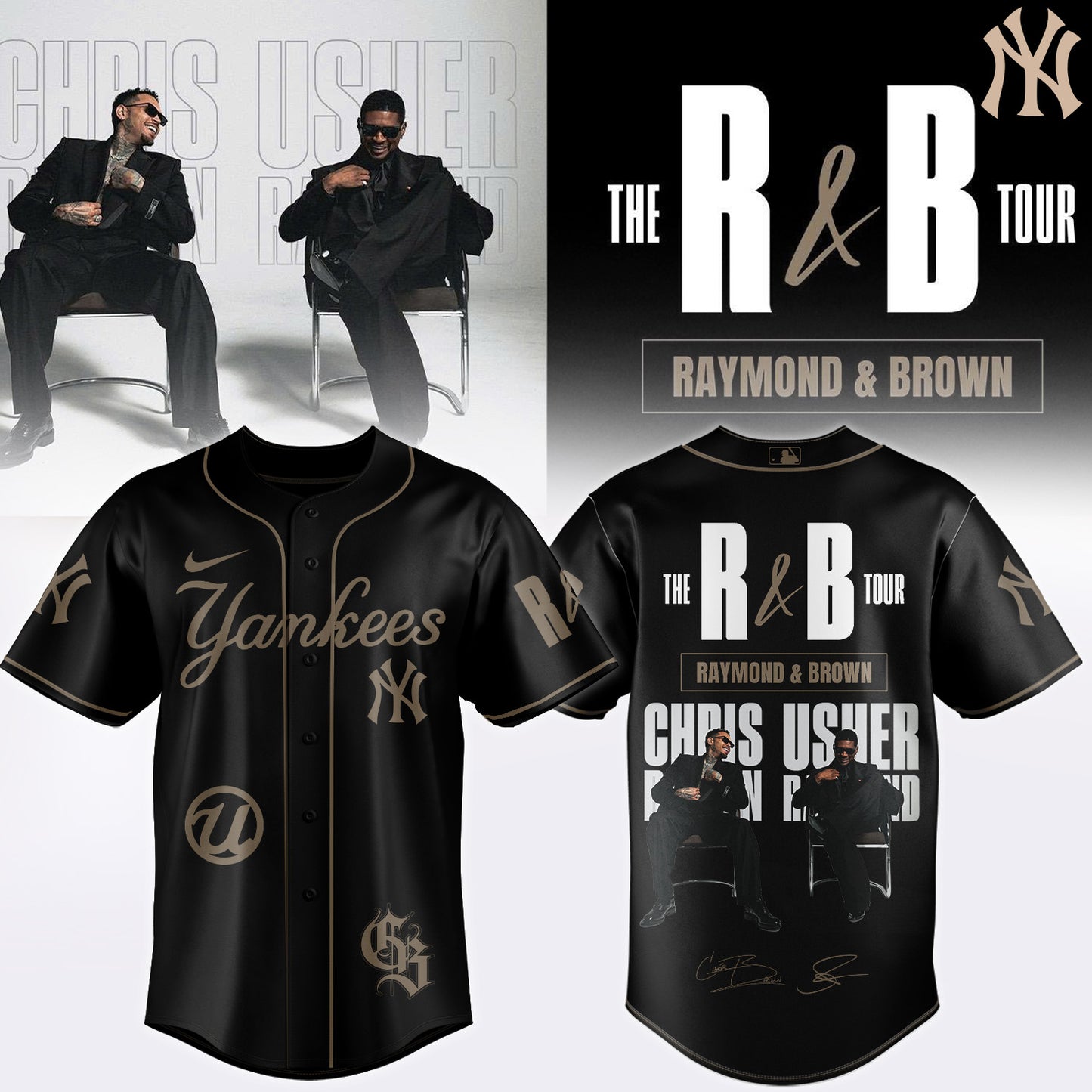 .BASEBALL x Raymond & Brown the R&B Tour Jersey 4