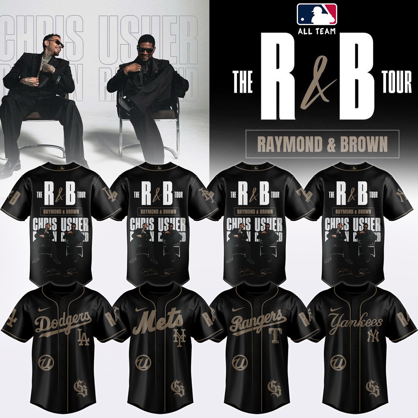 .BASEBALL x Raymond & Brown the R&B Tour Jersey 4