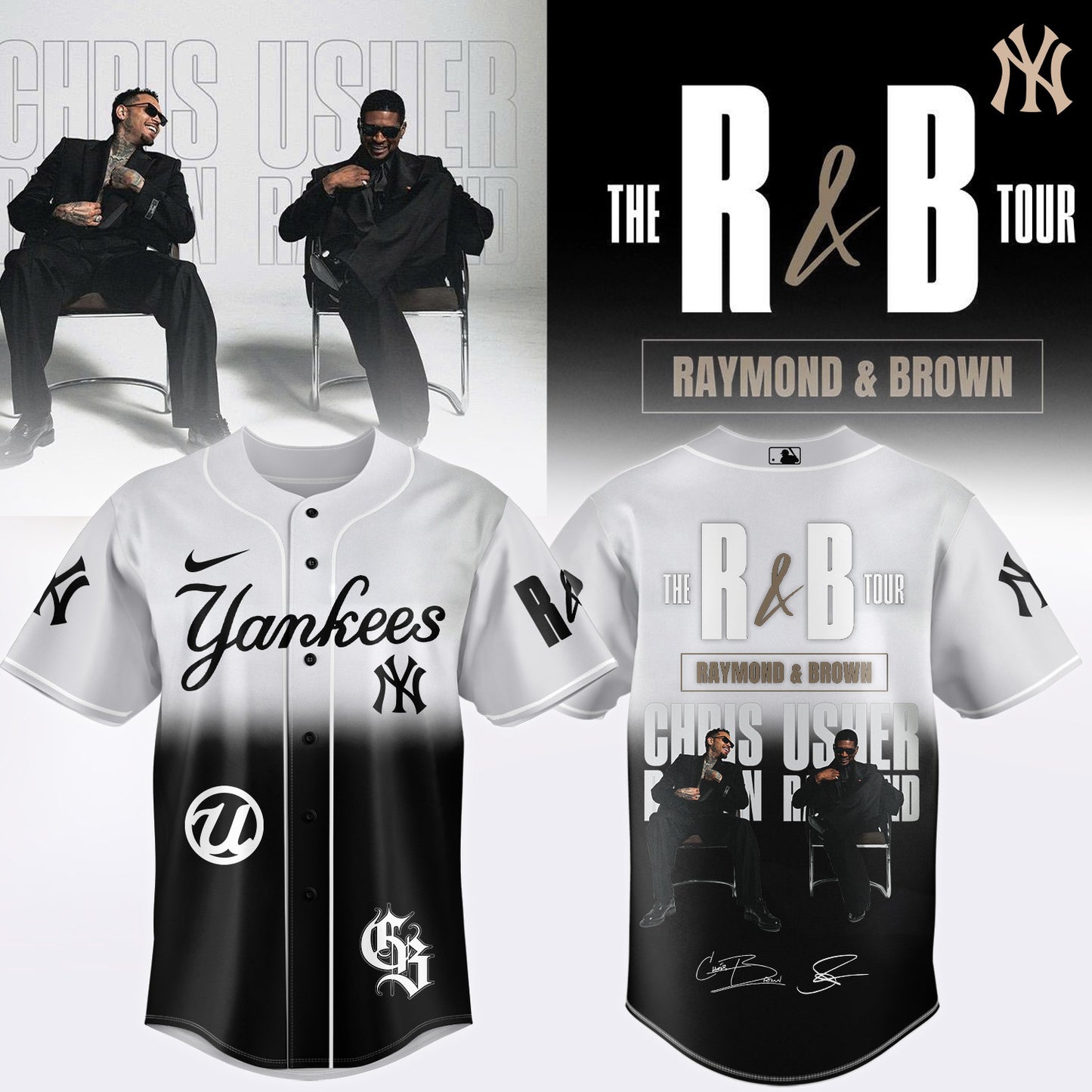 .BASEBALL x Raymond & Brown the R&B Tour Jersey 5