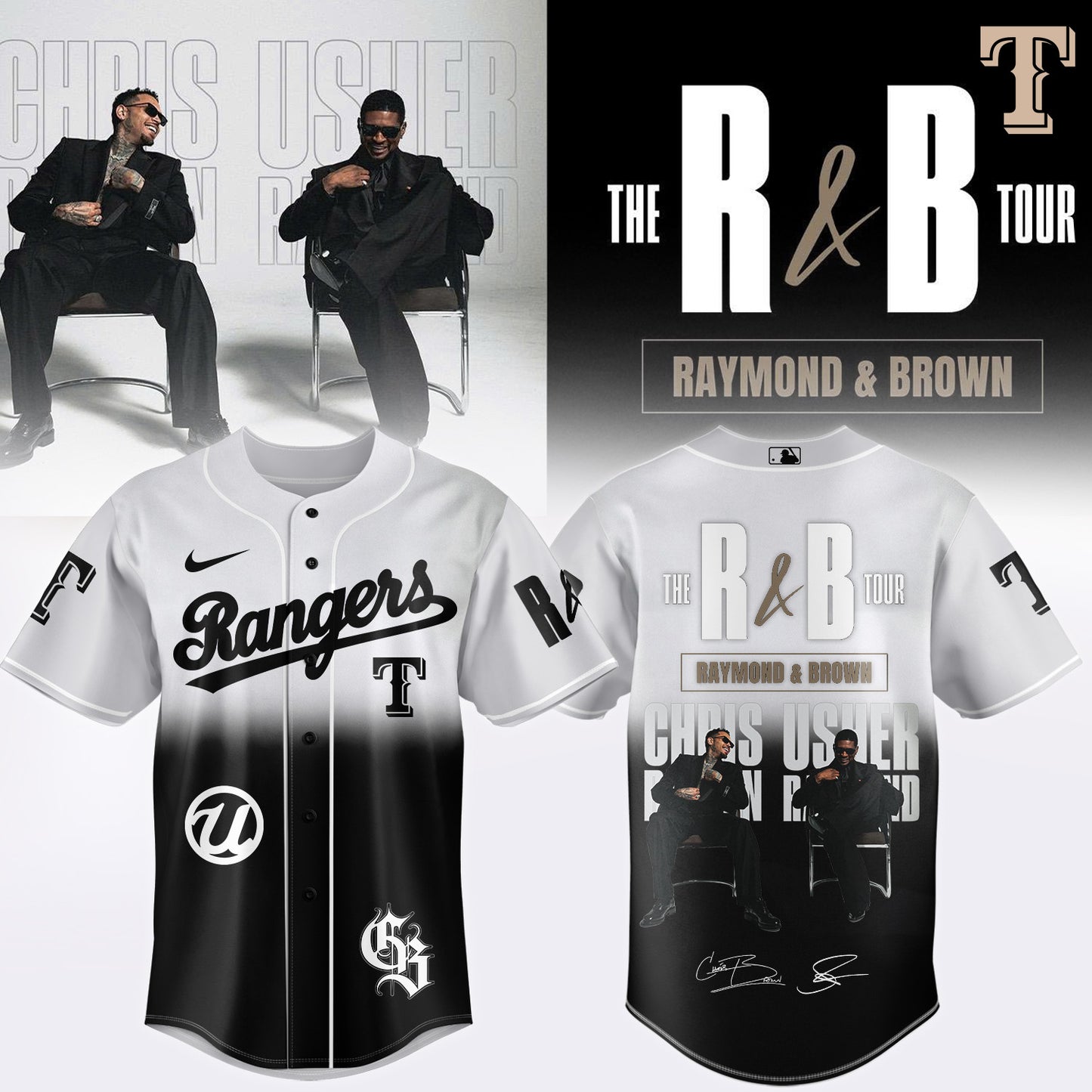.BASEBALL x Raymond & Brown the R&B Tour Jersey 5