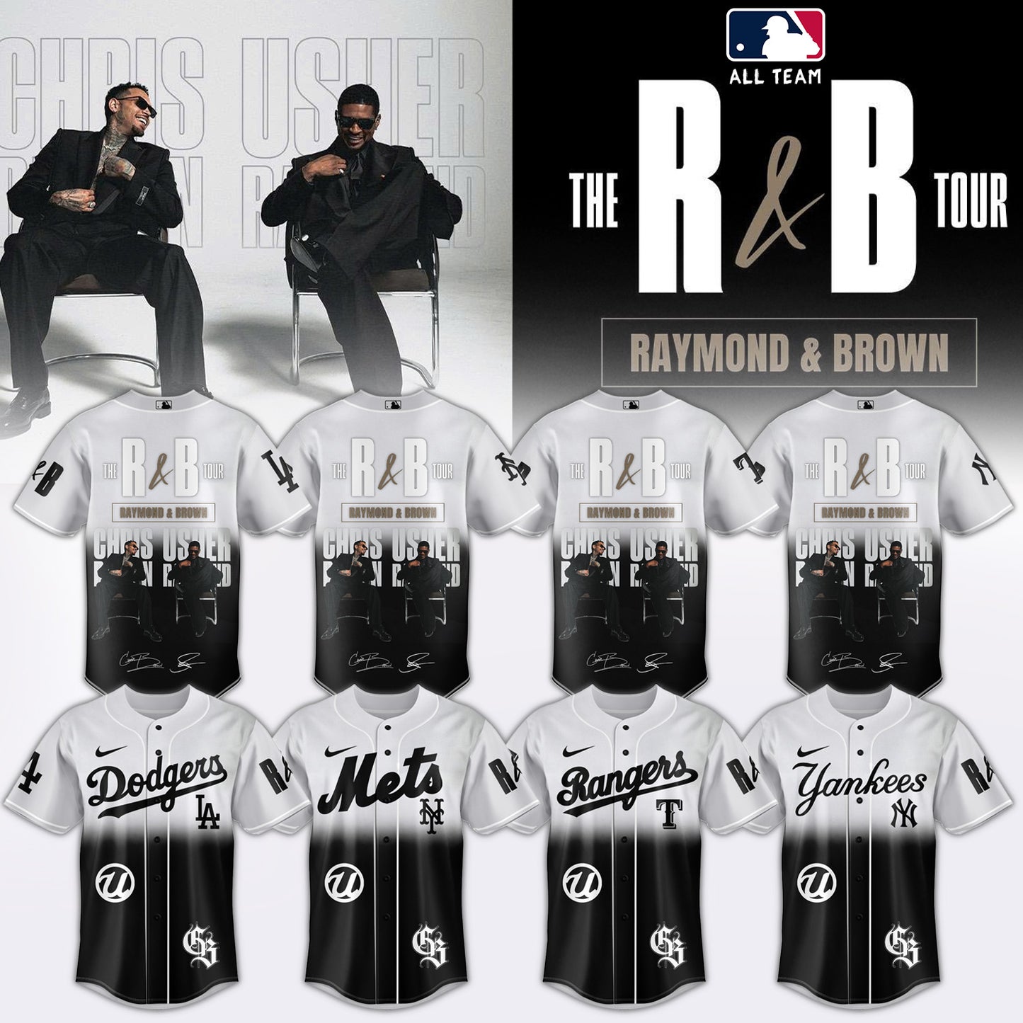 .BASEBALL x Raymond & Brown the R&B Tour Jersey 5