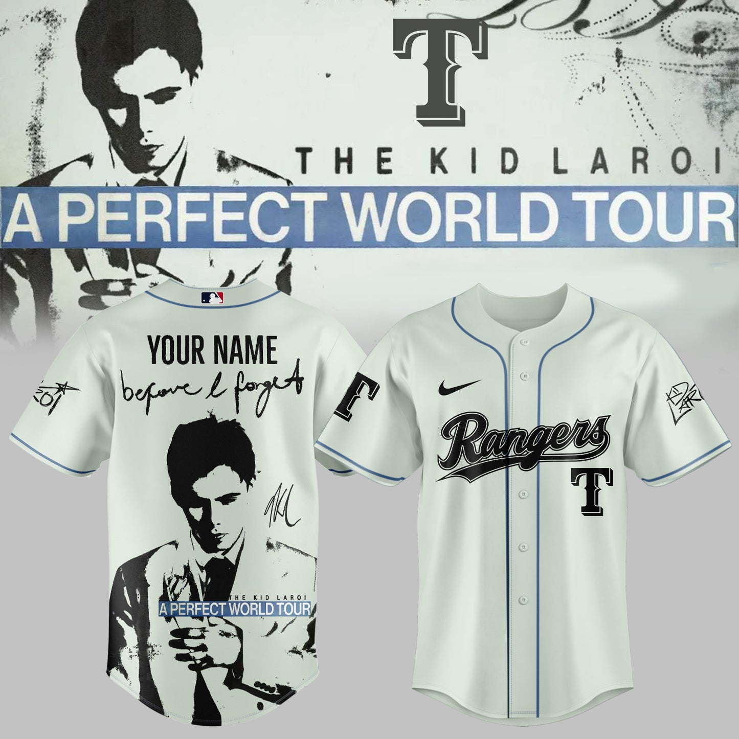 ALL TEAM x The Kid Laroi “A Perfect World Tour” Jersey (Custom Name)