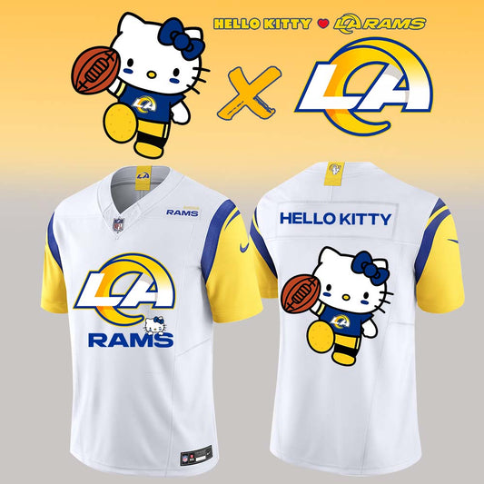 ..Los Angeles Rams x Hello Kitty Limited Jersey 1