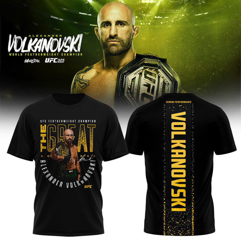 Alexander Volkanovski UFC 325 Featherweight Champion T-Shirt