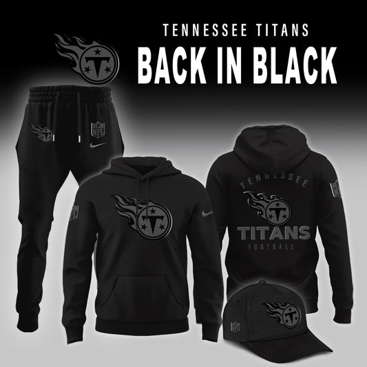 Tennessee Titans 2025 Back In Black Limited Edition Combo Hoodie