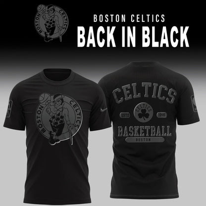 Boston Celtics Back in Black Limited Edition T-Shirt