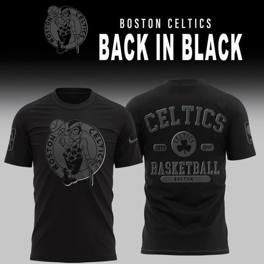 Boston Celtics Back in Black Limited Edition T-Shirt