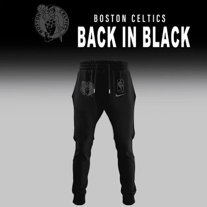 Boston Celtics Back in Black Limited Edition Hoodie