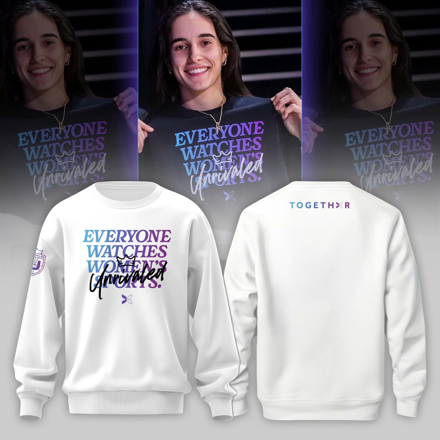 “Everyone Watches Women’s Sports” Unrivaled Sweatshirt