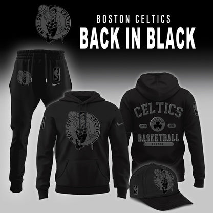 Boston Celtics Back in Black Limited Edition Hoodie