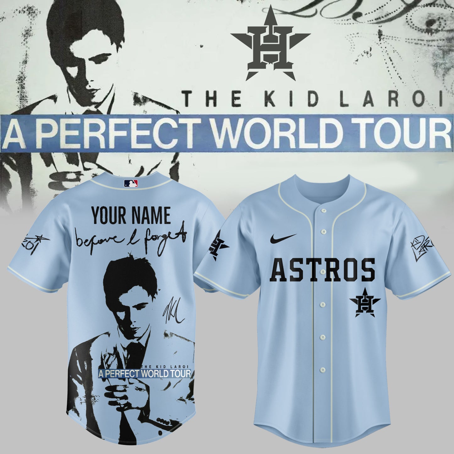 ALL TEAM x The Kid Laroi “A Perfect World Tour” Jersey (Custom Name)