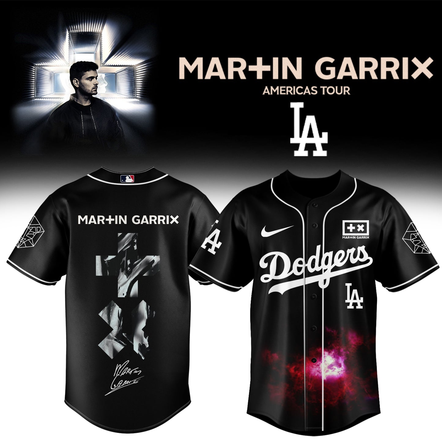 .BASEBALL ALL TEAMS x Martin Garrix AMERICAS TOUR Jersey 3