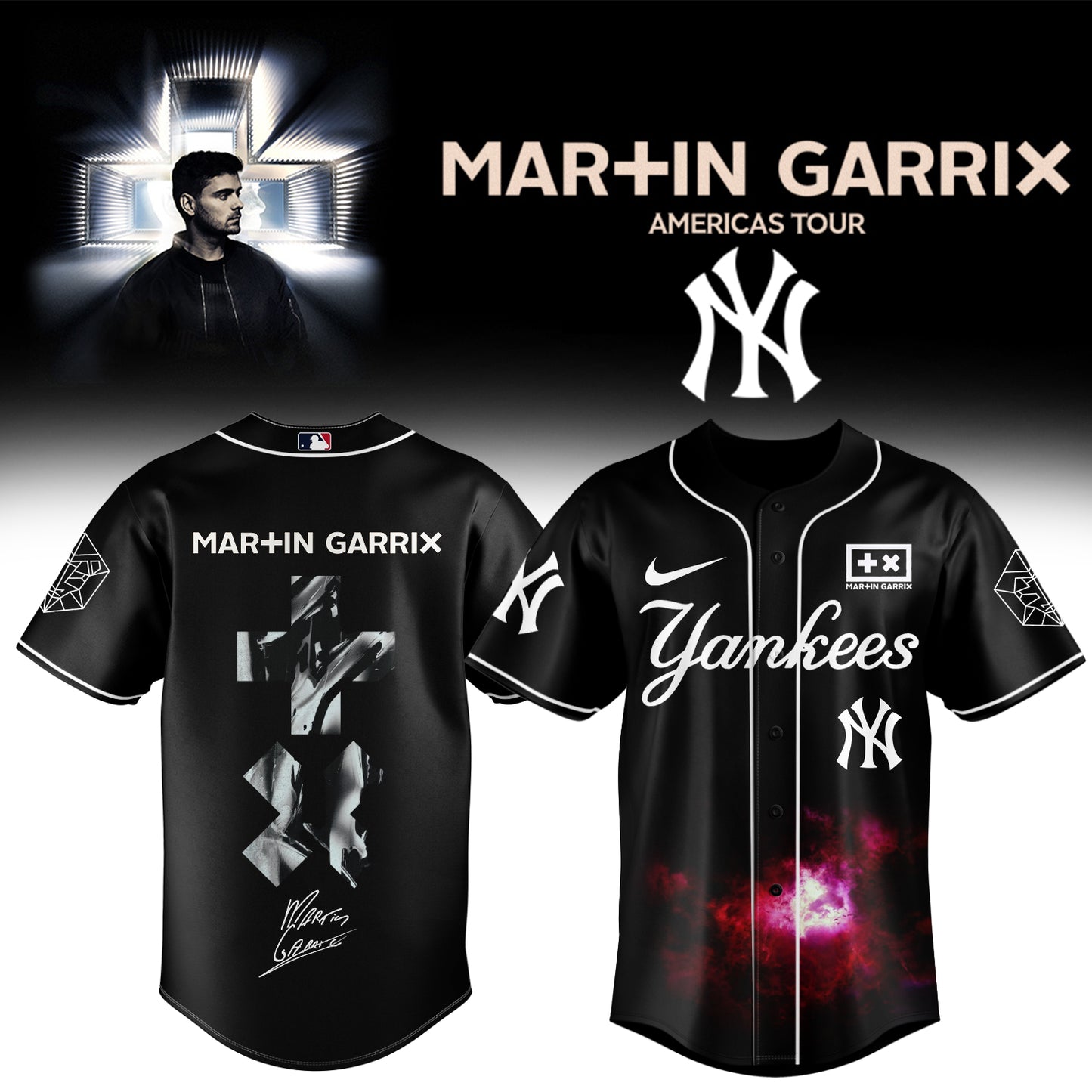 .BASEBALL ALL TEAMS x Martin Garrix AMERICAS TOUR Jersey 3