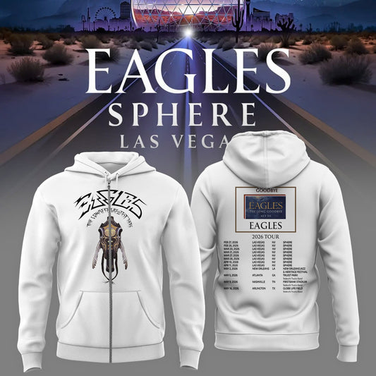 Eagles The Long Goodbye Act III 2026 Tour Zip Hoodie
