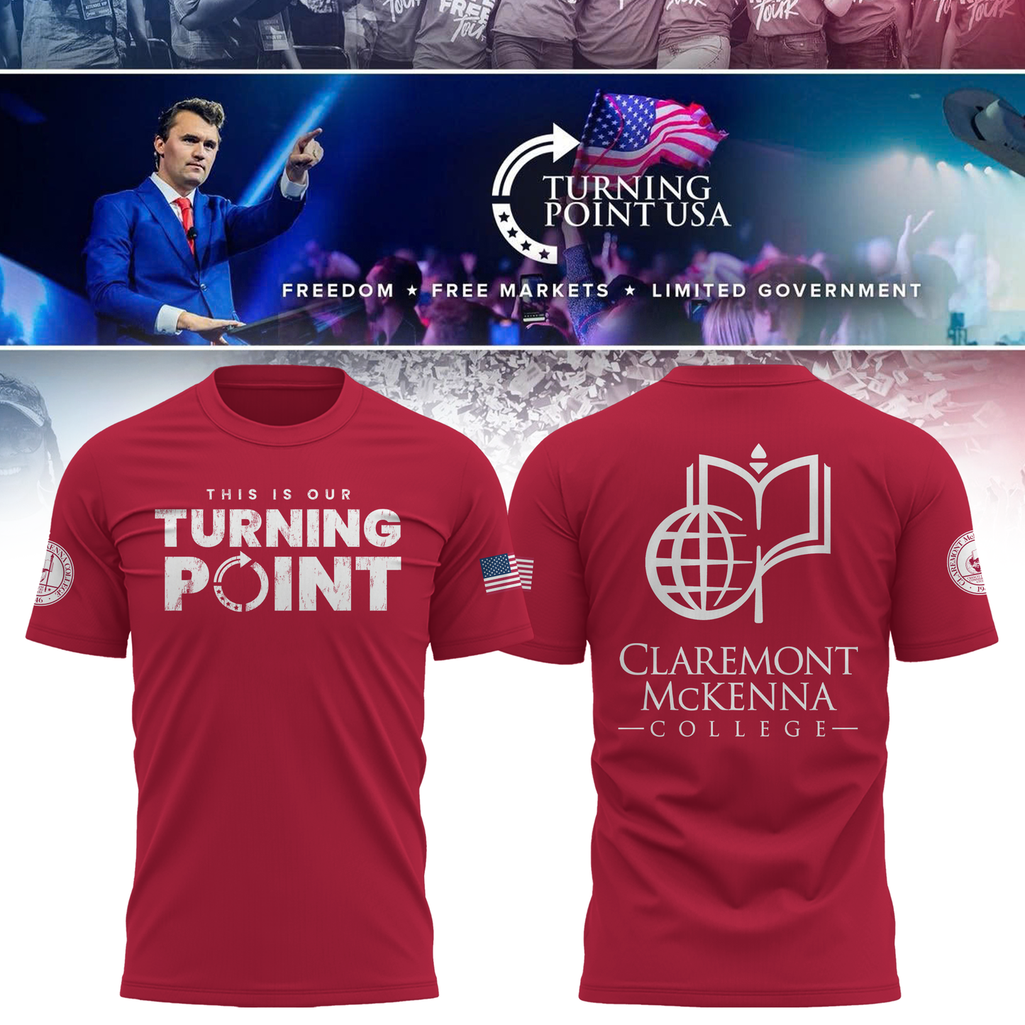 Claremont McKenna College Freedom Tshirt
