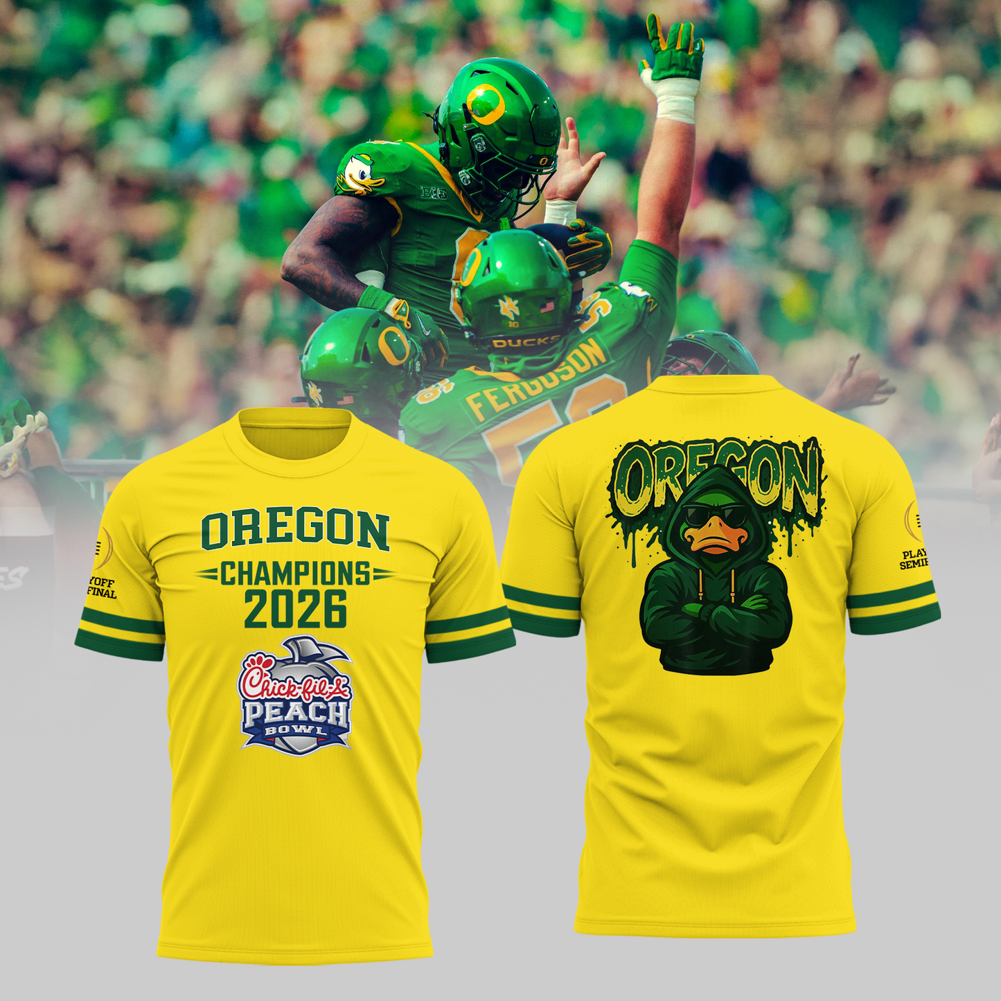Oregon Ducks –  VRBO FIESTA BOWL Champions T-shirt
