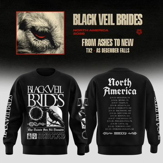 Black Veil Brides – From Ashes To New Tour (North America 2026) Sweater