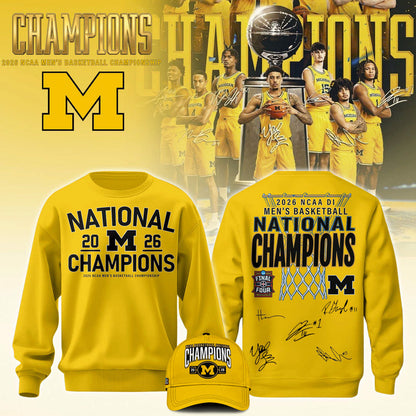 MICH Champions NCAA DI Basketball 2026 Sweatshirt Limited Edition