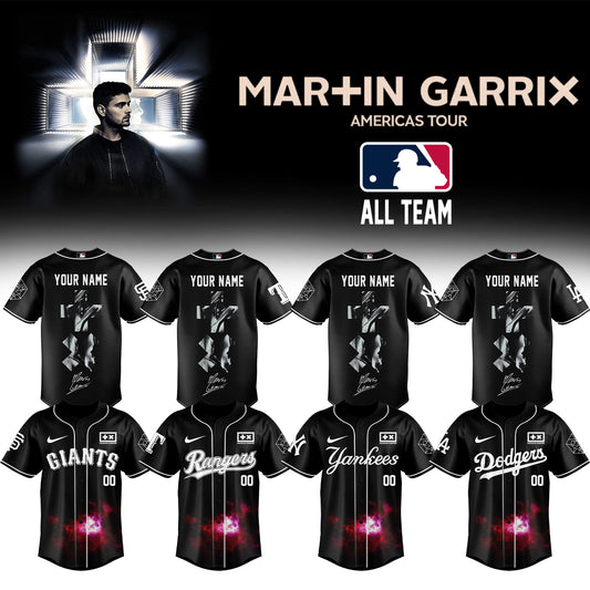 .BASEBALL ALL TEAMS x Martin Garrix AMERICAS TOUR Jersey 3 (Custom Name & Number)