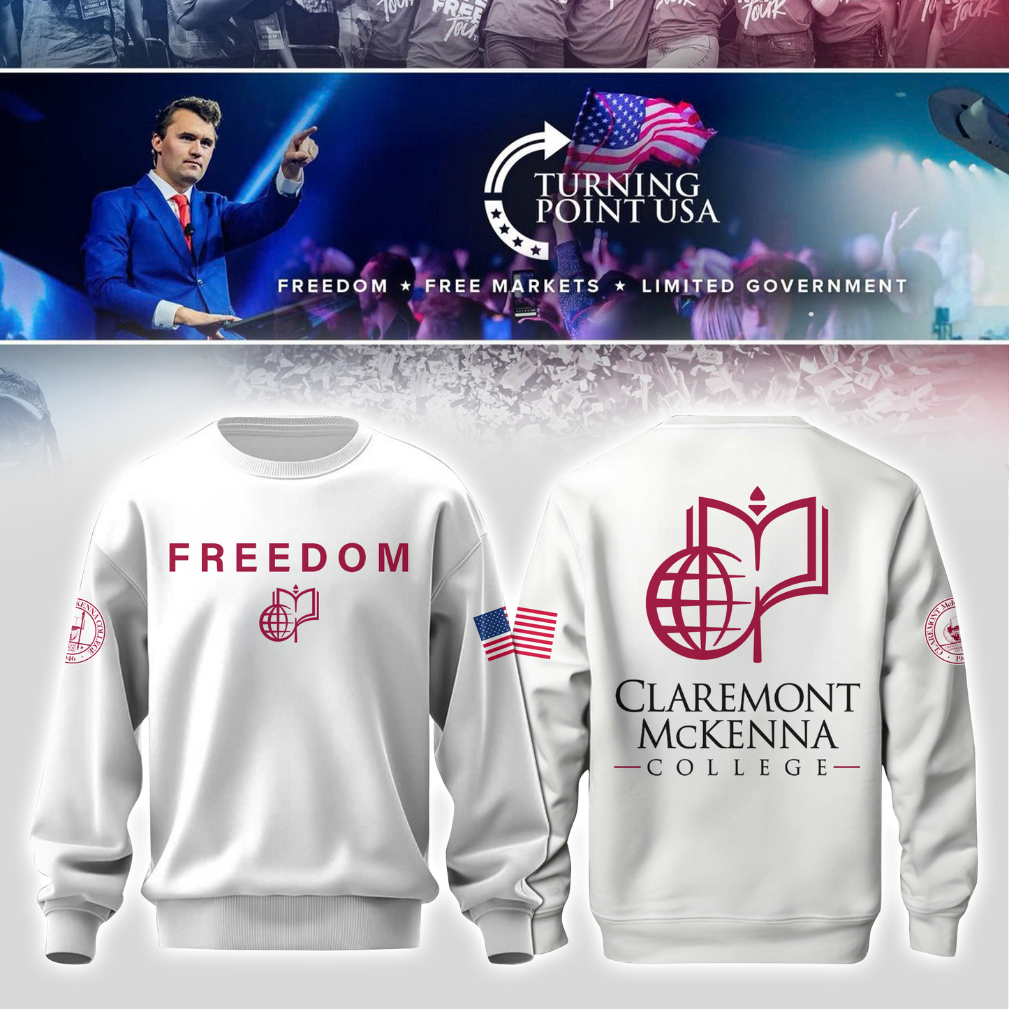 Claremont McKenna College Freedom Sweatshirt