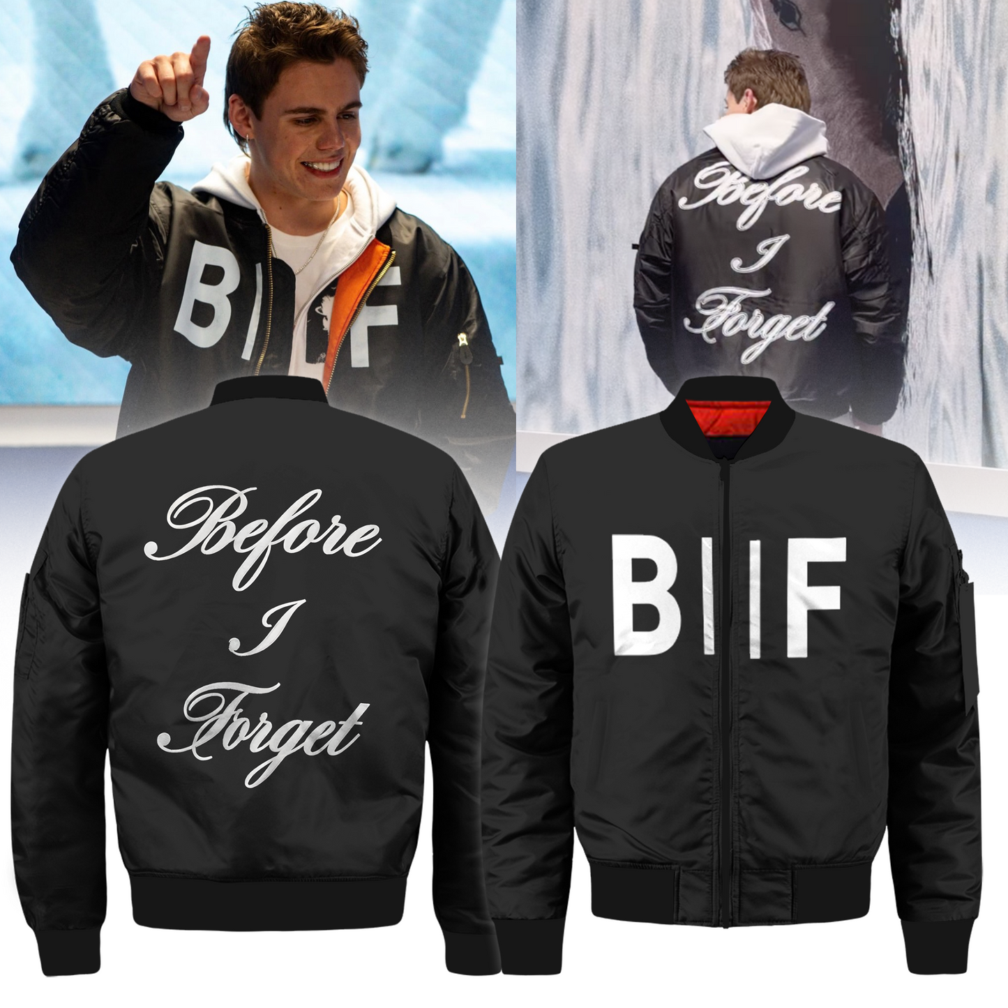 BEFORE I FORGET” New Merch Bomber