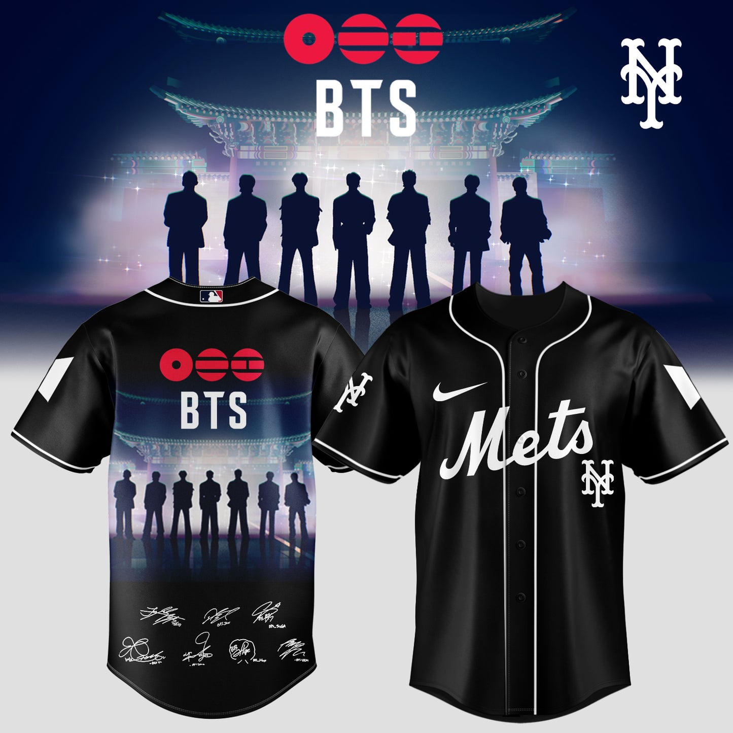 Baseball 🇺🇸 X BTS ”COMEBACK & WORLD TOUR 2026” Limited Edition – Jersey 3