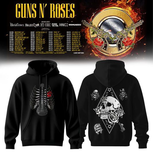 Guns N’ Roses 2026 TOUR HOODIE IS HERE – LIMITED EDITION 🔥